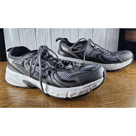 Avia 5000 Mens Grey Metallic Athletic Shoe Size 8 1/2 Foam Cushion Light Weight - Picture 1 of 7